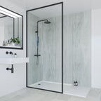 Multipanel Linda Barker Bathroom Wall Panel Hydrolock Concrete Formwood 2.4 M x 598mm ml6362STDHLTG17.