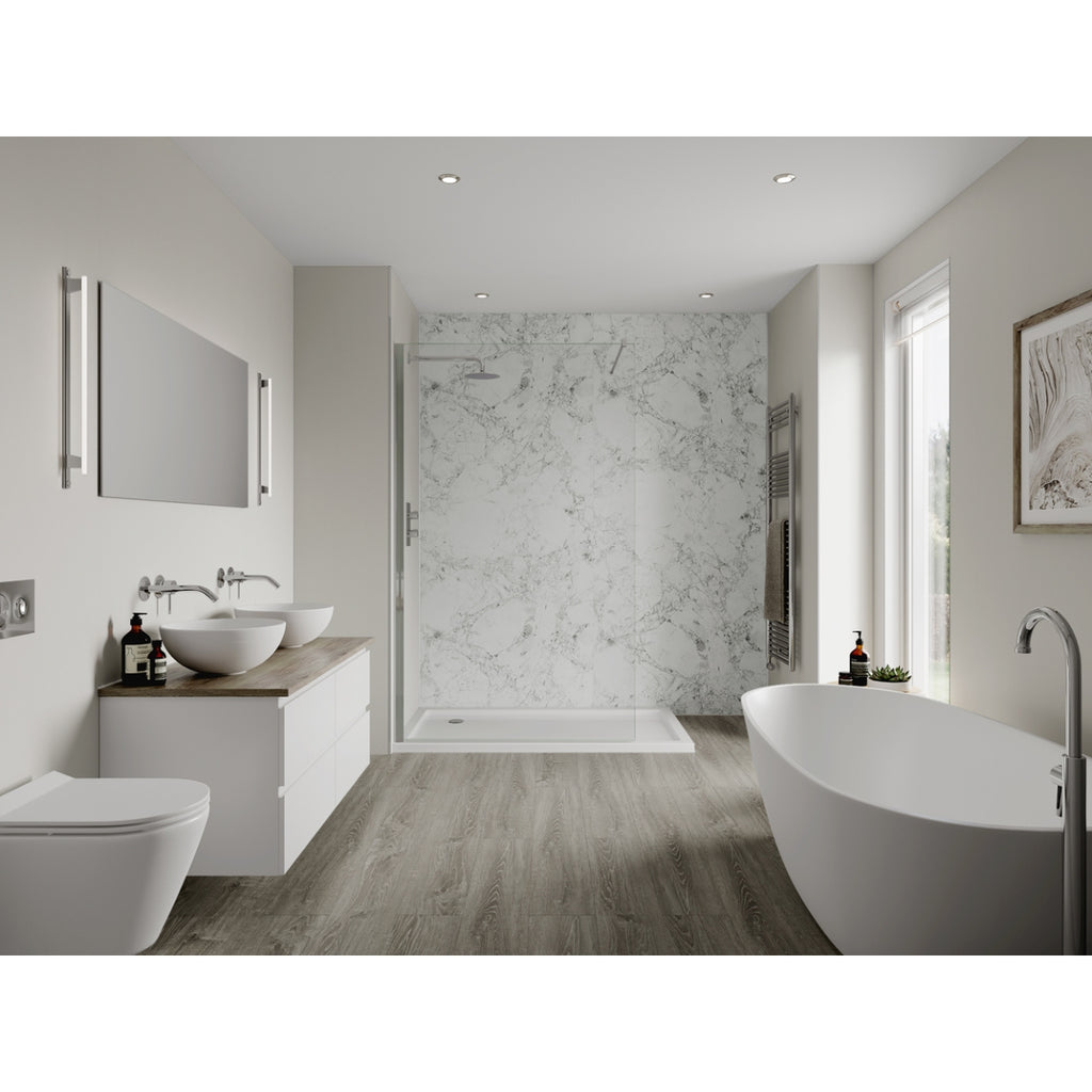 Multipanel Linda Barker Bathroom Wall Panel Unlipped Bianca Luna 2.4 M x 598mm ml3421STD.