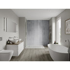 Multipanel Linda Barker Collection Bathroom Wall Panel Unlipped Concrete Formwood 2.4 M x 900mm ml6362SHR9.