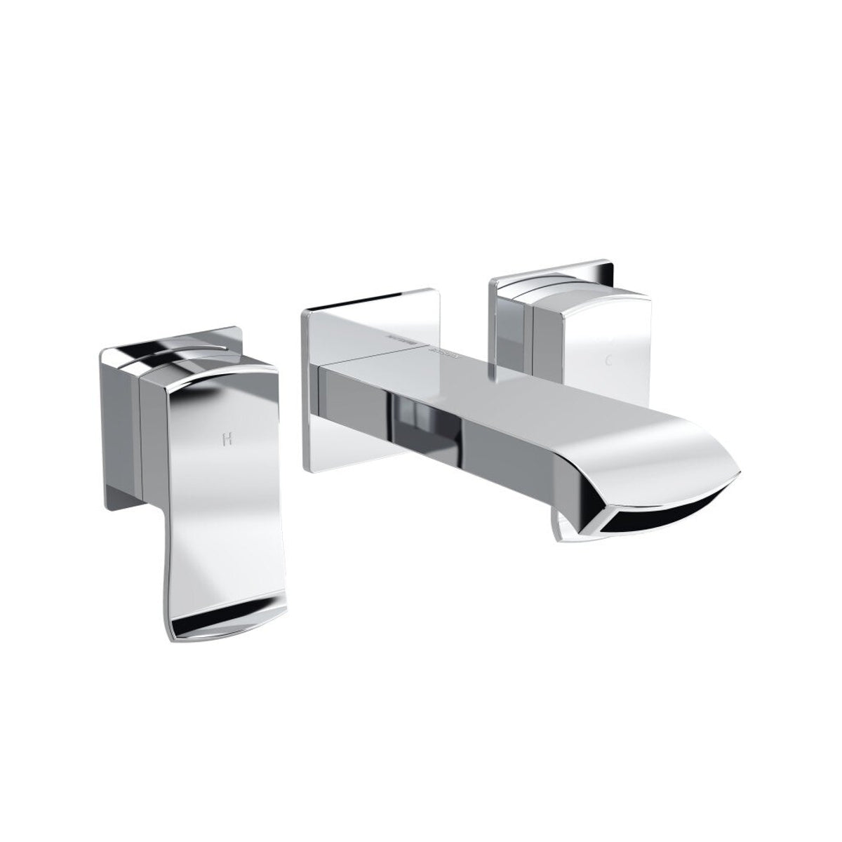 Bristan Descent Wall Mounted Bath Filler Chrome DSC WMBF C