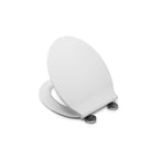 Croydex Victoria Flexi-fix Slimline Thermoset Toilet Seat White