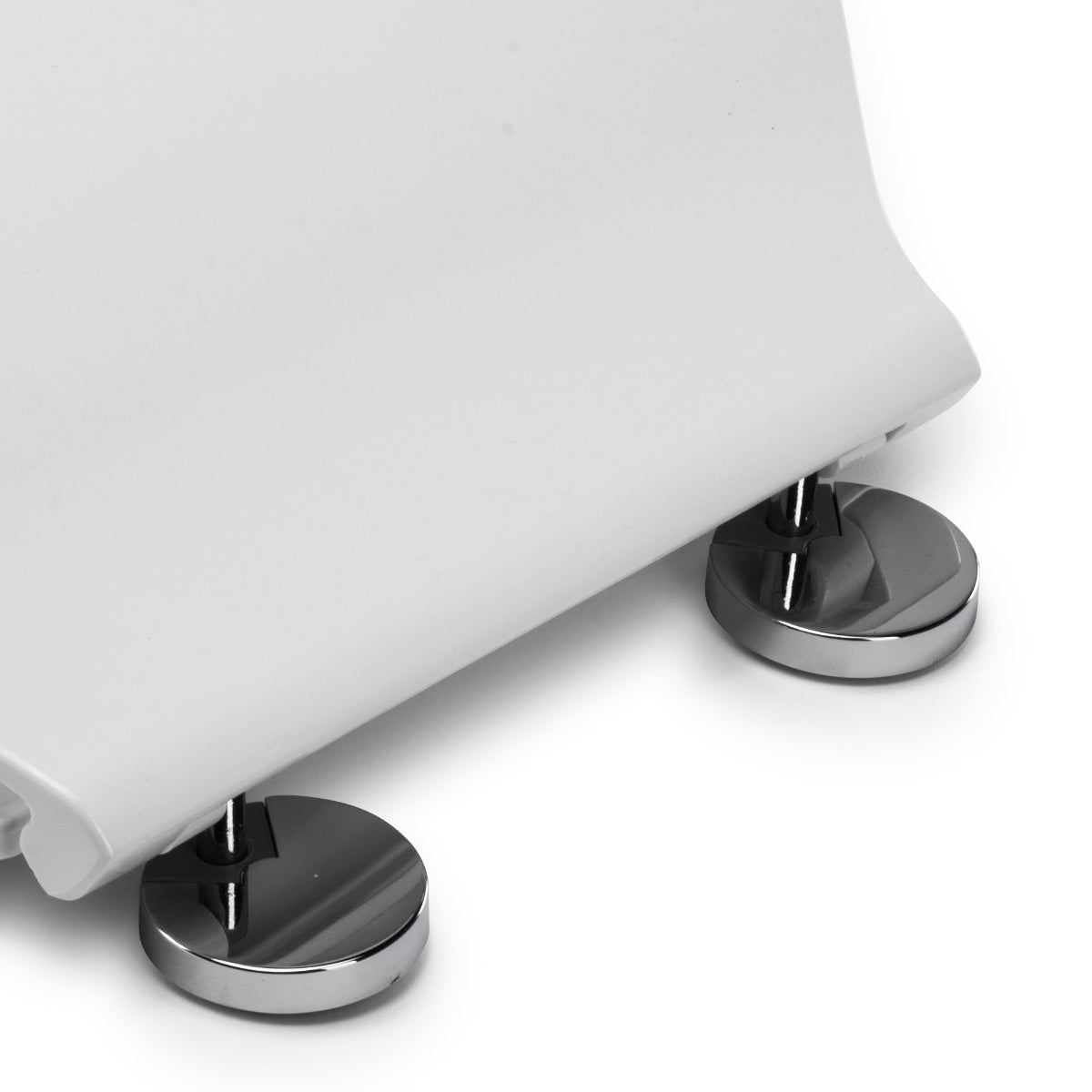 Croydex Victoria Flexi-fix Slimline Thermoset Toilet Seat White