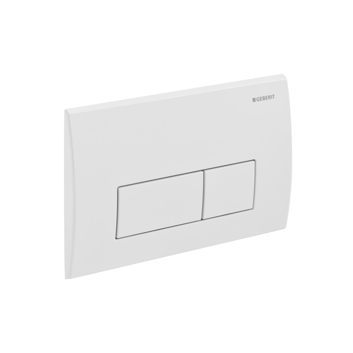 Geberit Kappa50 Dual Flush Plate - Brushed Stainless Steel 115.258.00.1