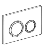 Geberit Sigma21 Dual Flush Plate - Mustang Slate / Chrome 115.884.JM.1