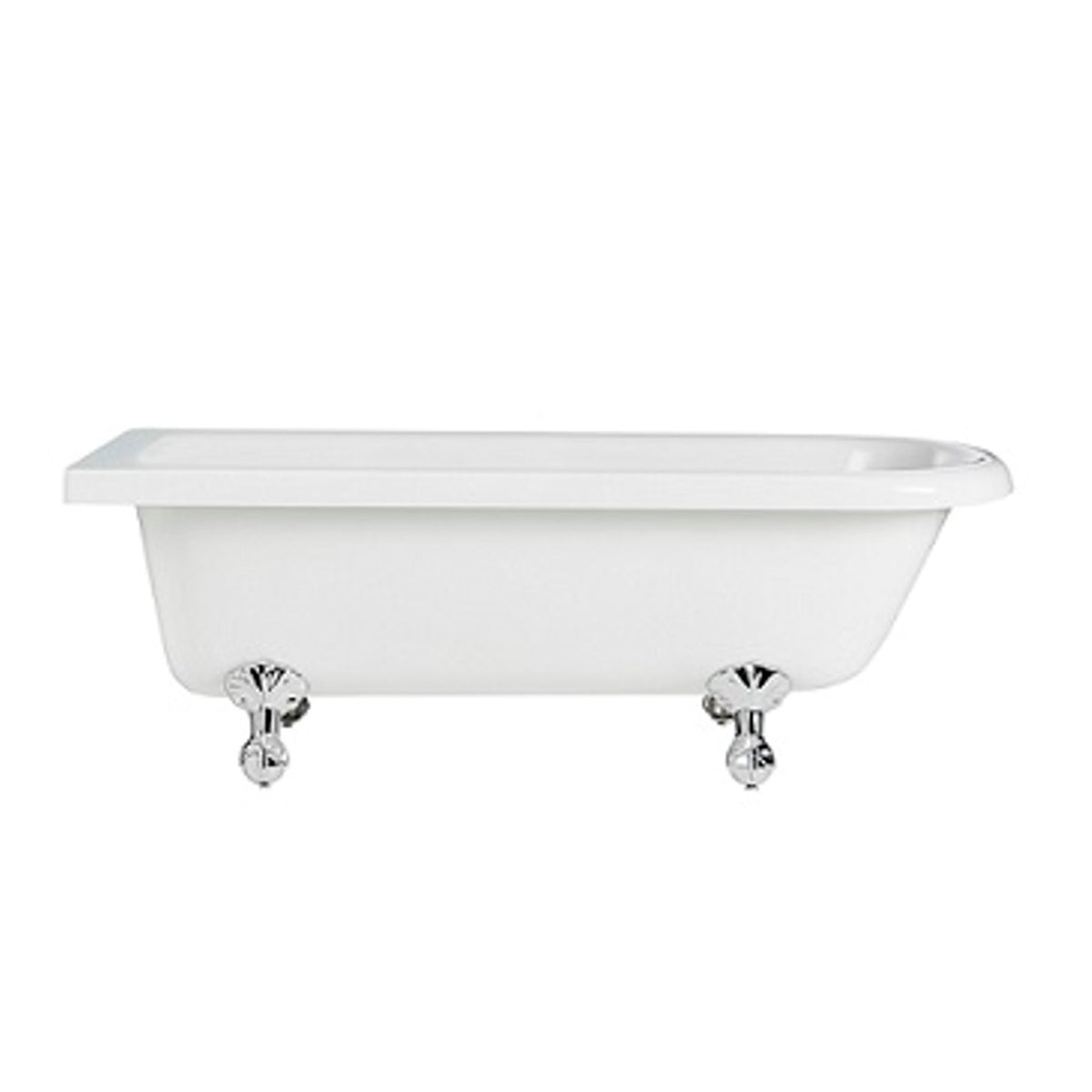 Heritage Tilbury Corner Freestanding Acrylic Bath LH