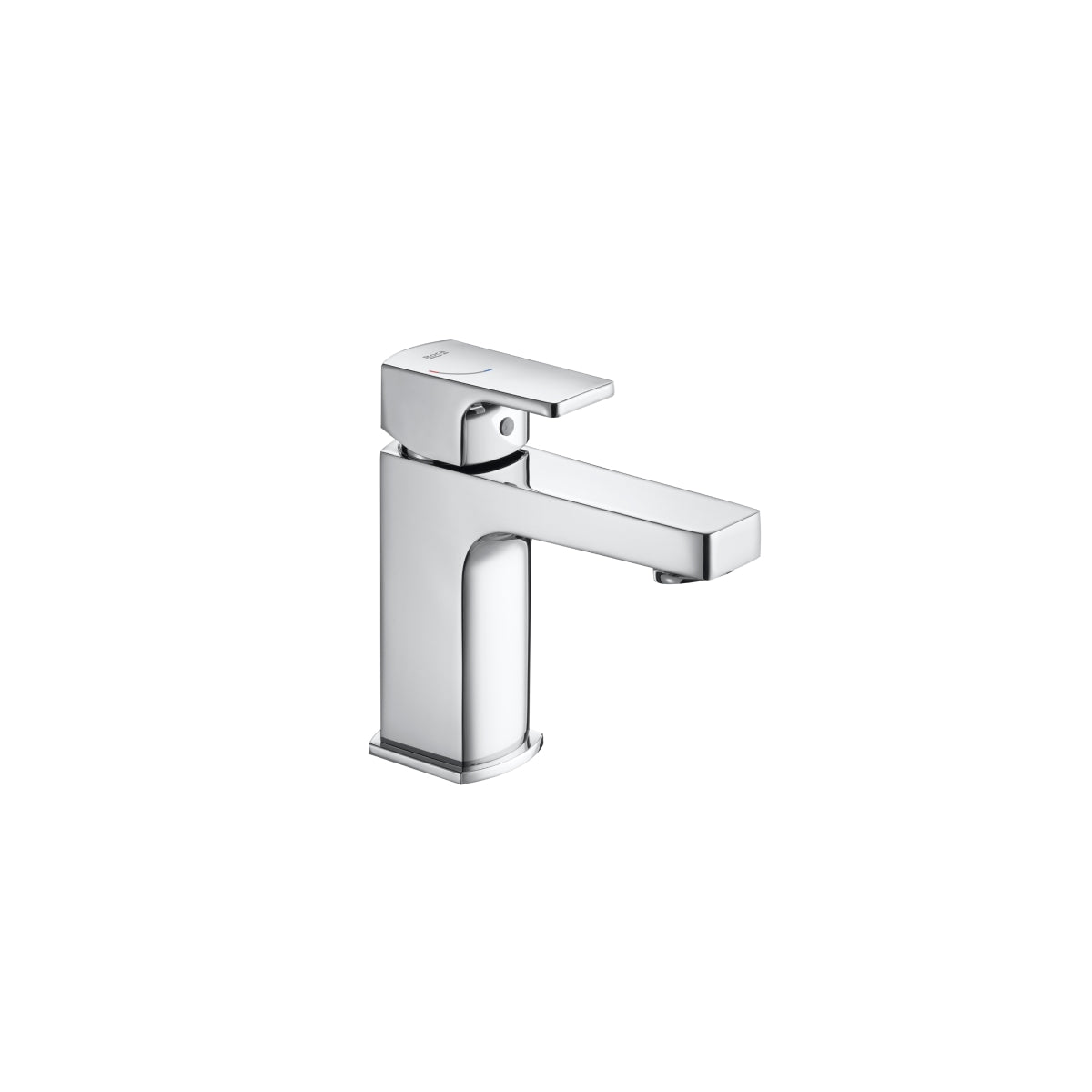 Roca L90 Compact Smooth Body Basin Mixer with Click-Clack Pop-Up Waste Chrome