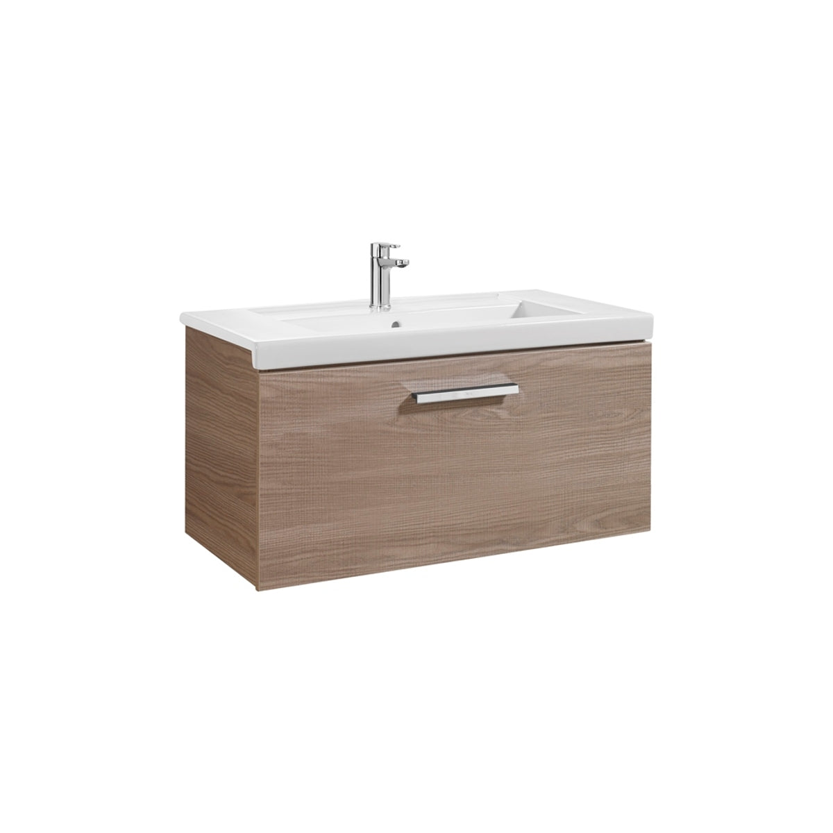 Roca Prisma Base Unit 790 x 450mm - 1 Soft-close Drawer - Textured Ash