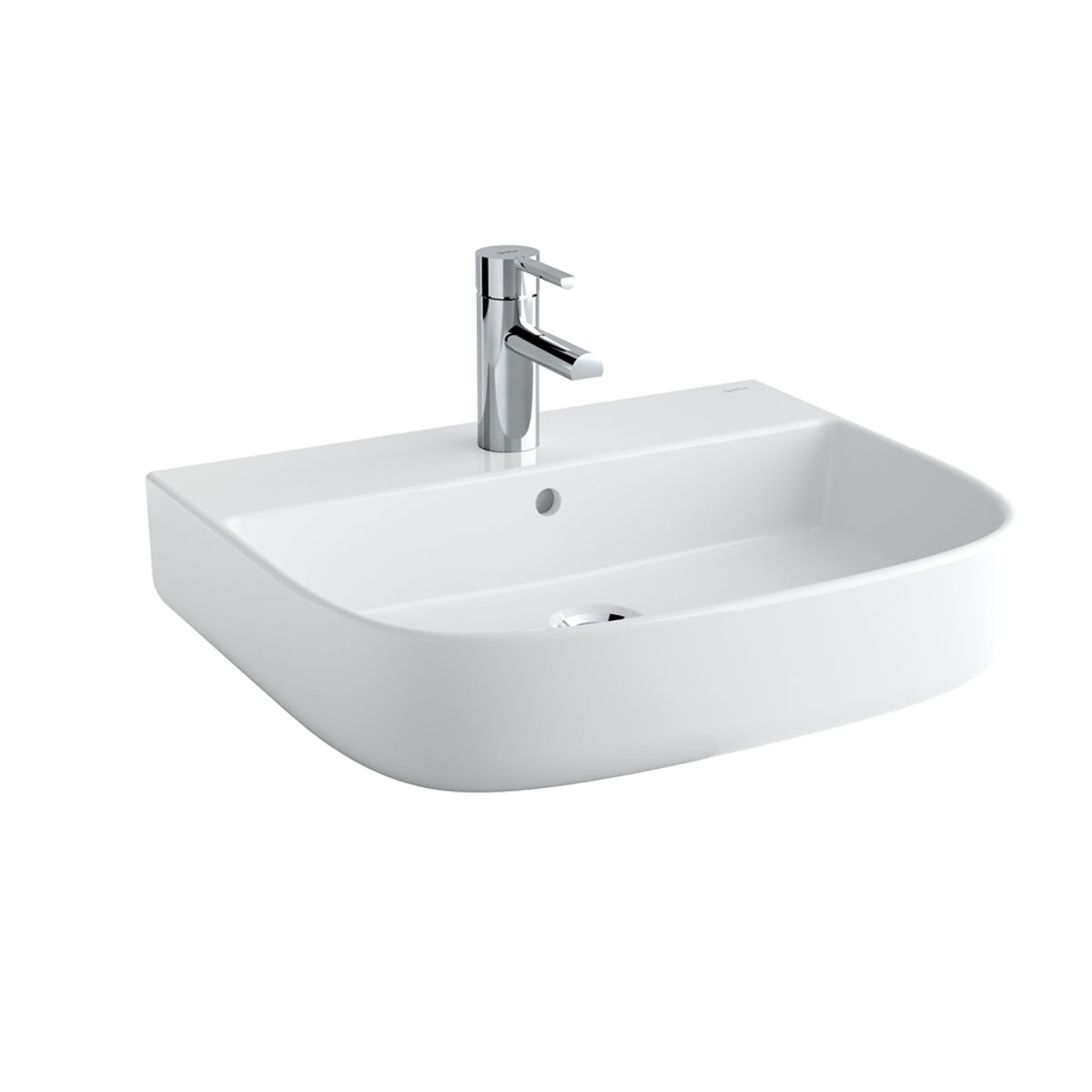 Roca Adena Mid Wash Basin 550Mm 1 Tap Hole