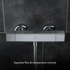 Mira Honesty EV Thermostatic Bar Mixer Shower with Adjustable Head. 1.1901.001