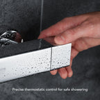 Mira Honesty EV Thermostatic Bar Mixer Shower with Adjustable Head. 1.1901.001