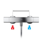 Mira Honesty EV Thermostatic Bar Mixer Shower with Adjustable Head. 1.1901.001