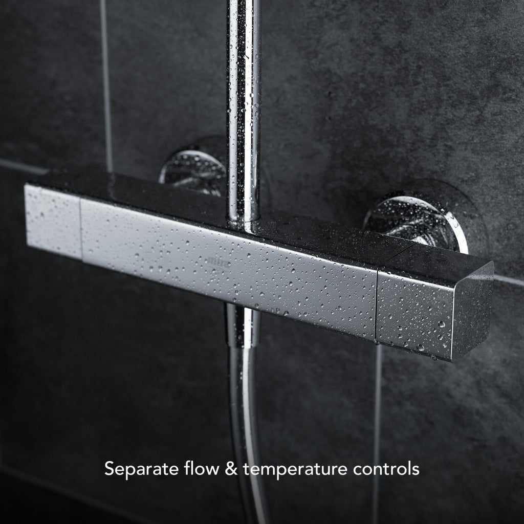 Mira Honesty ERD Dual Thermostatic Bar Mixer Shower with Adjustable and Fixed Head. 1.1901.002