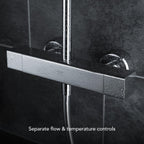 Mira Honesty ERD Dual Thermostatic Bar Mixer Shower with Adjustable and Fixed Head. 1.1901.002