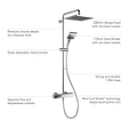 Mira Honesty ERD Dual Thermostatic Bar Mixer Shower with Adjustable and Fixed Head. 1.1901.002