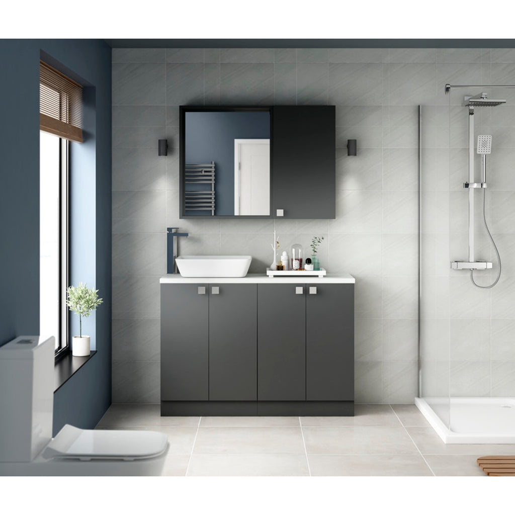 Johnson Tiles Grasmere Tile Matt Slate 275mm x 360mm AA3627gRA2A 010