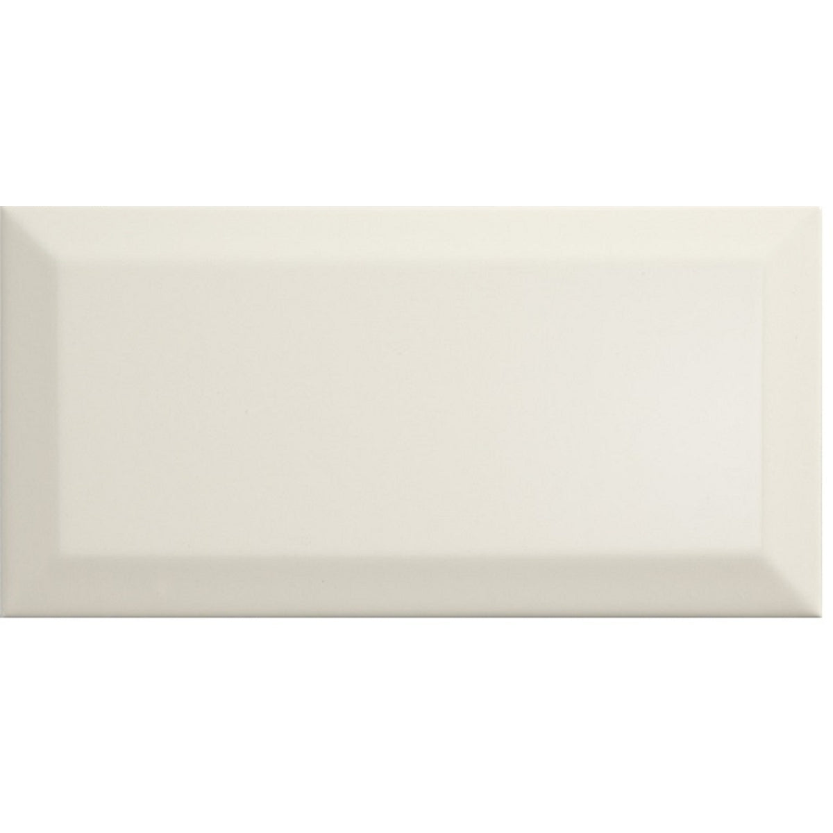 Verona Metro Cream Gloss Ceramic Tile 100 x 200mm Pack of 50