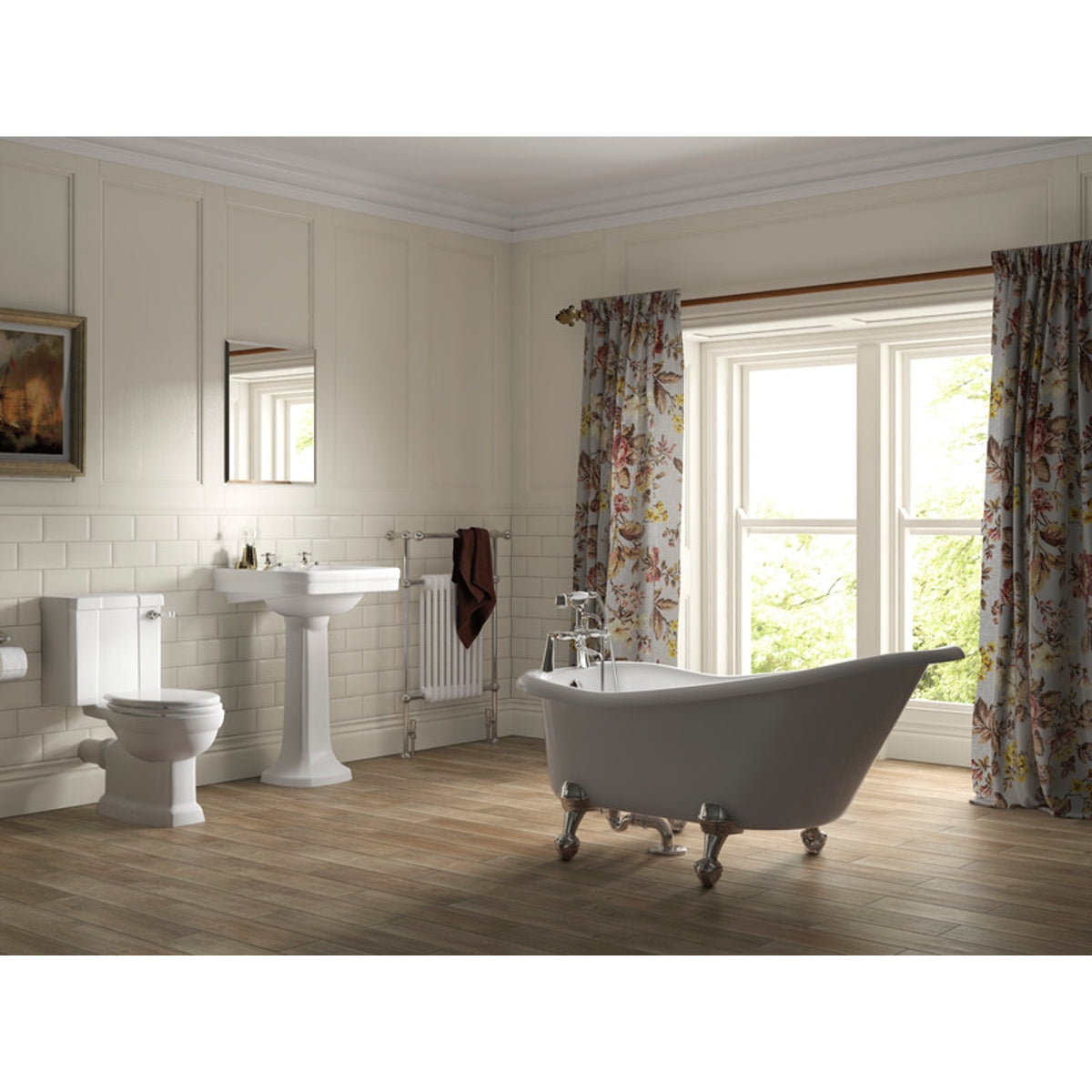 Verona Metro Cream Gloss Ceramic Tile 100 x 200mm Pack of 50