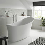 Verona Space White Polished Porcelain Tile 300 x 600mm Pack of 6