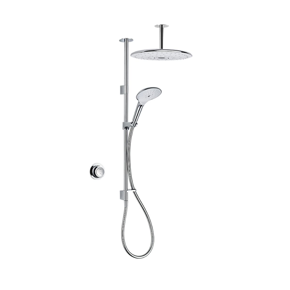 Mira Mode Maxim Ceiling Fed Digital Shower Chrome 1.1907.004