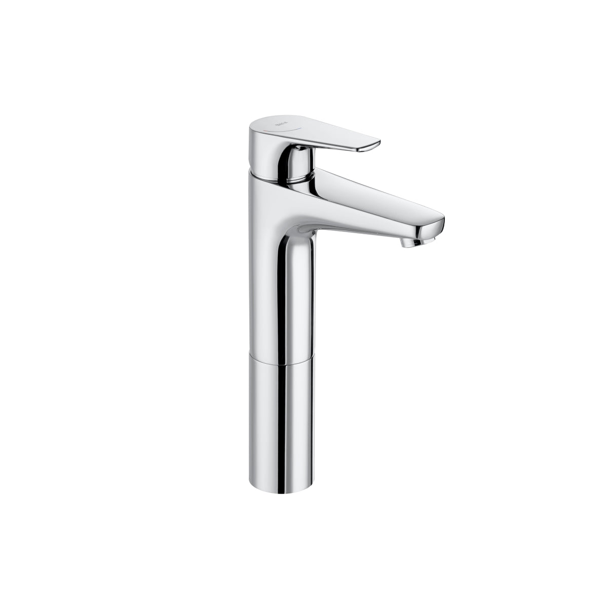 Roca Atlas Extended Height Basin Mixer With Smooth Body And 1/2In Flexible Tails