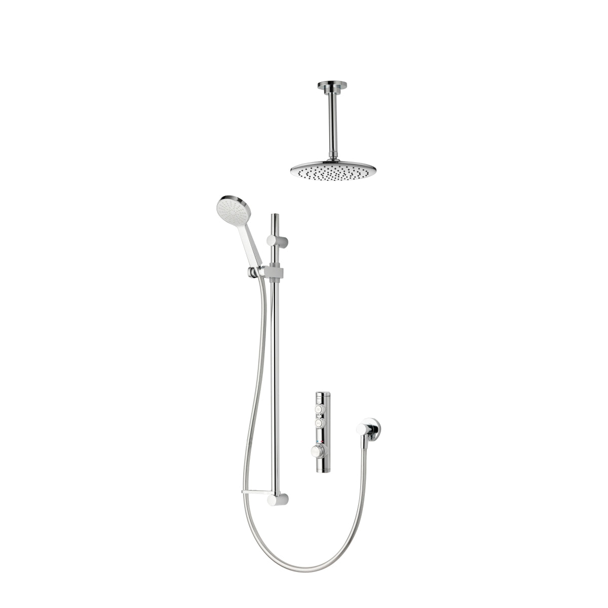 Aqualisa Isystem Digital Adjustable Ceiling Fix Head Shower ISD.A1.BV.DVFC.14