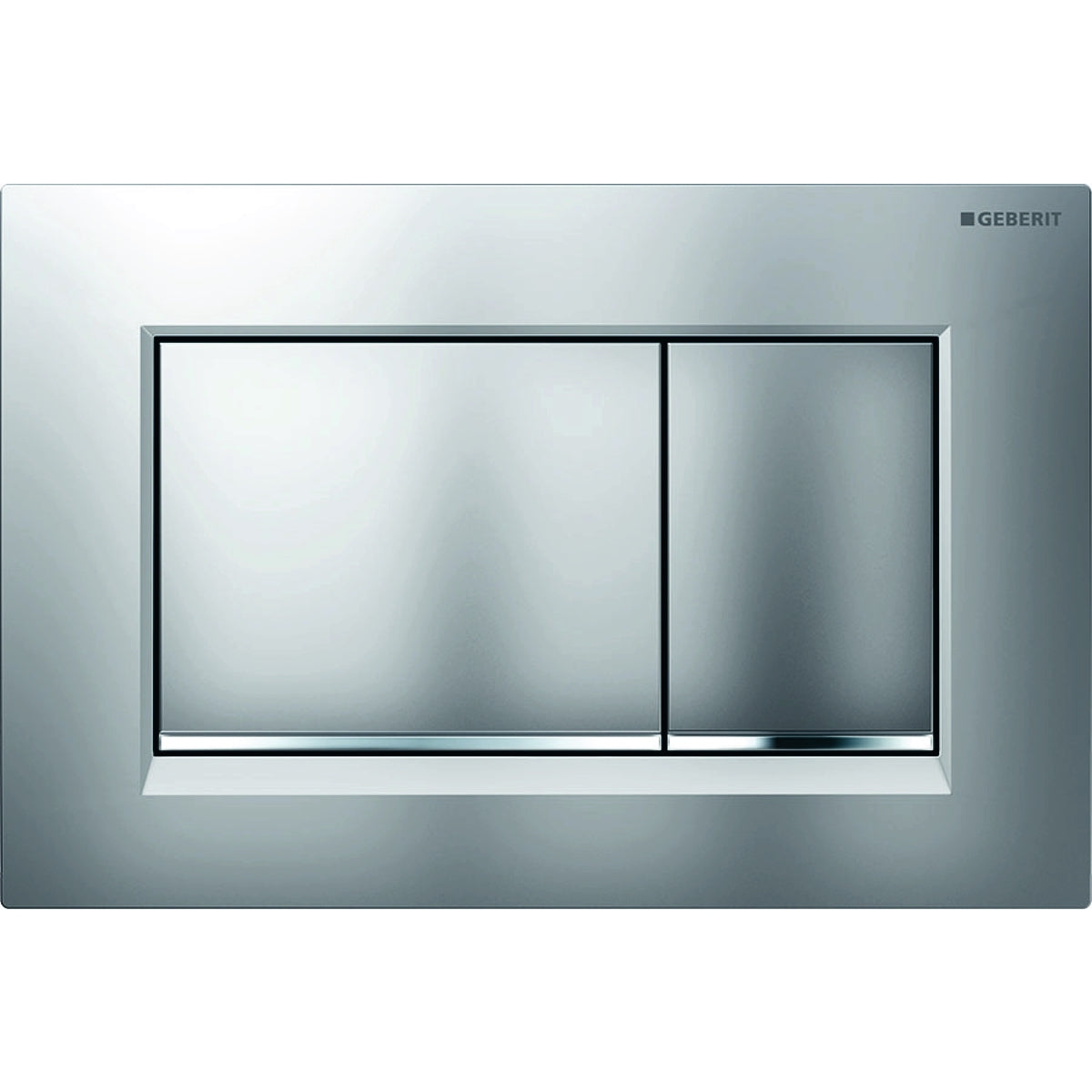 Geberit Sigma30 Dual Flush Plate - Matt/Gloss Chrome 115.883.JQ.1