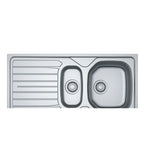 Franke Reno Stainless Steel Kitchen Sink 1.5 Bowl, Reversible 101.0579.561