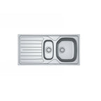 Franke Reno Stainless Steel Kitchen Sink 1.5 Bowl, Reversible 101.0579.561