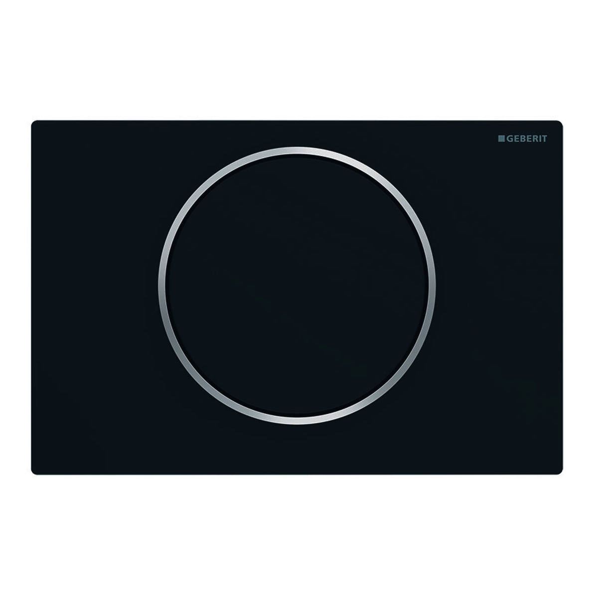 Geberit Sigma10 Stop-And-Go Flush Plate - Matt Black 115.758.14.5