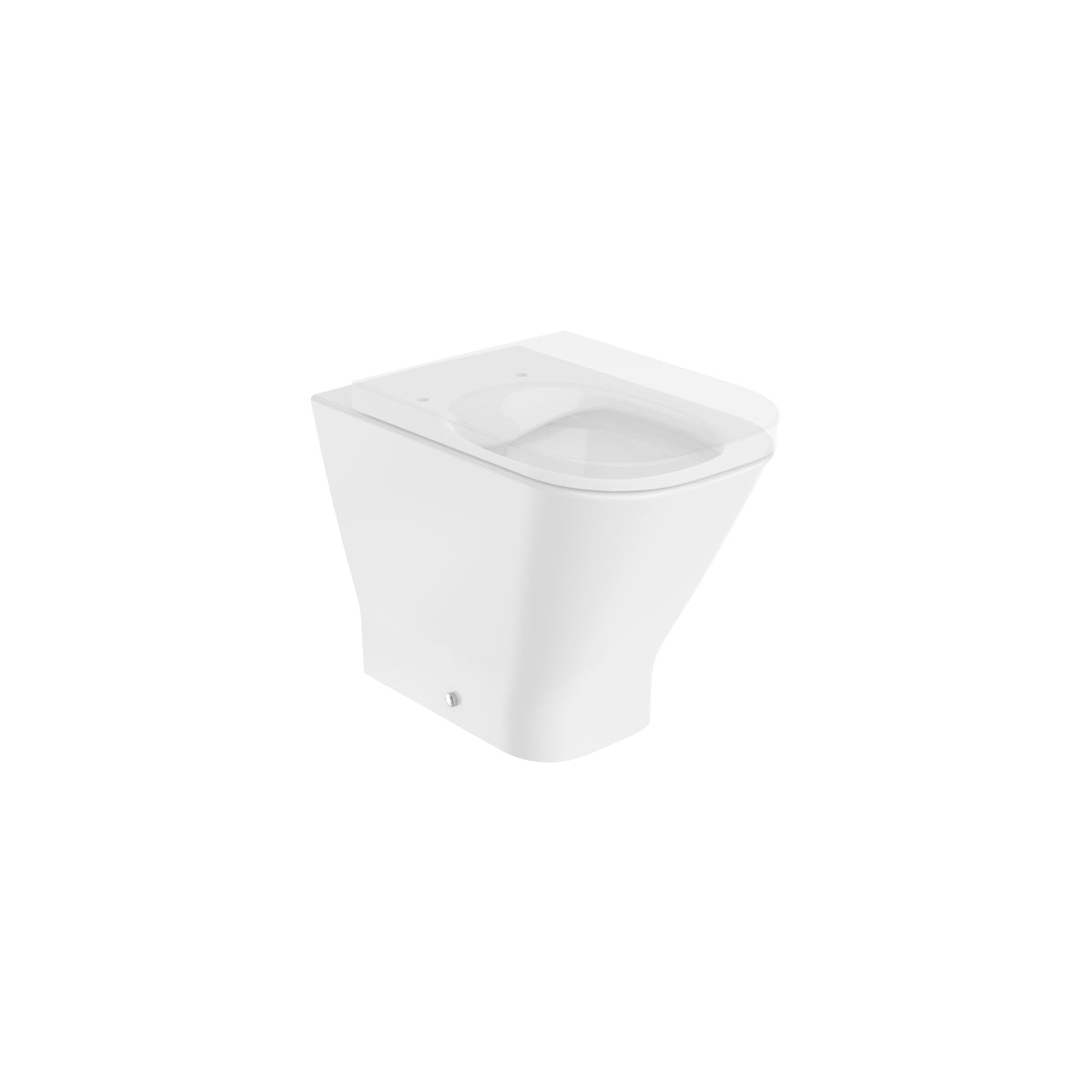 Roca The Gap Rimless Back-to-wall WC Toilet Pan White