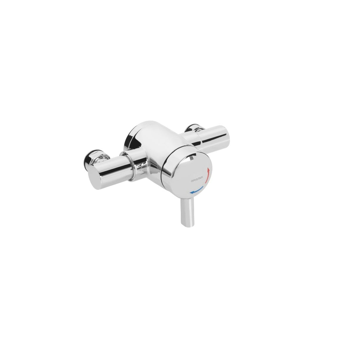 Bristan Gummers Opac Thermostatic Exposed Mini Shower Valve with Lever Chrome MINI2 TS1203 EL C