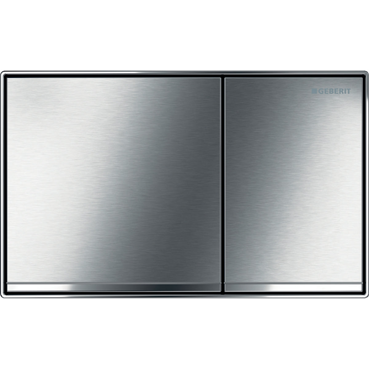 Geberit Sigma60 dual flush plate - brushed chrome 115.640.GH.1