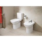 Roca Debba Square Soft Close Toilet Seat With Top Fixing Hinges White