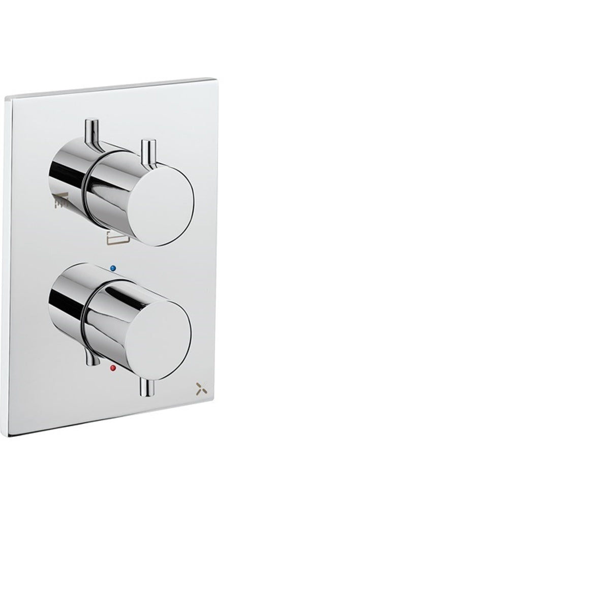 Crosswater MPRO Crossbox Triple Outlet Chrome PROCB2500LBPC PROCB2500LBPC_V2