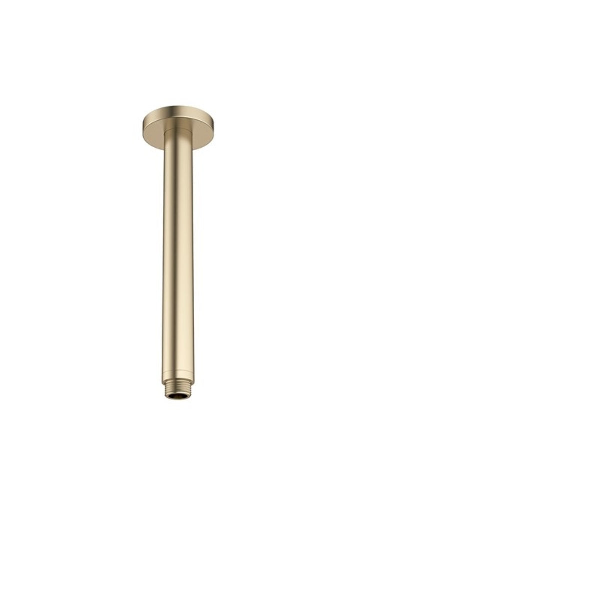 Crosswater MPRO Ceiling Shower Arm 198mm Brushed Brass.