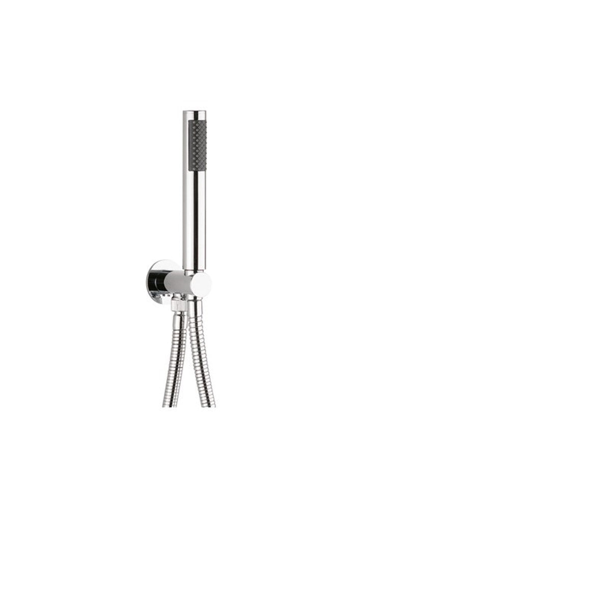 Crosswater MPRO Wall Outlet, Single Mode Handset & Hose Chrome
