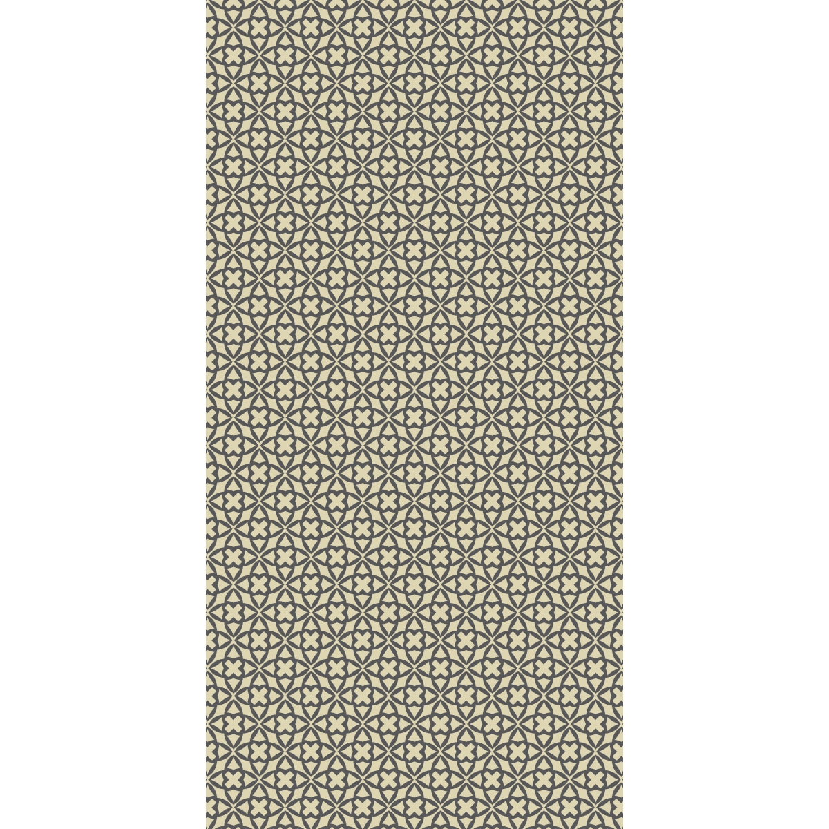 Mermaid Patterned Gloss Acrylic Wall Panelling 2440 x 1200 x 4mm, Black Florals UUU1