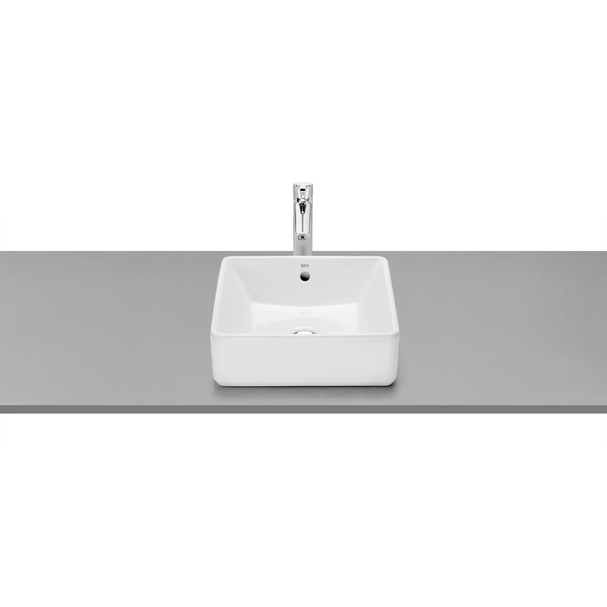 Roca the Gap 390 x 370 On-Countertop Basin 1TH