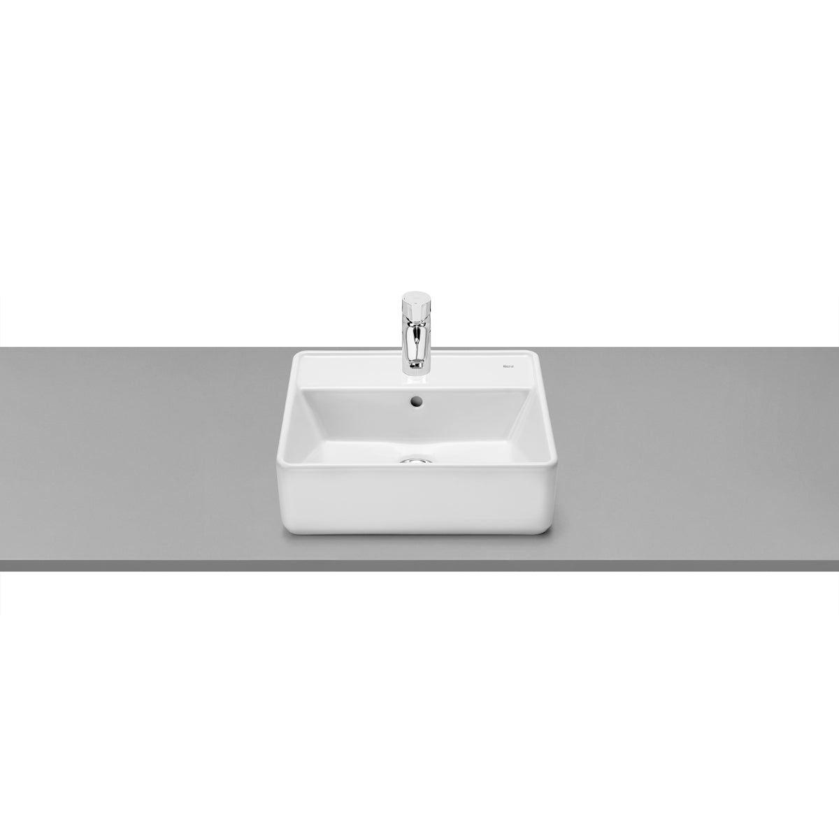Roca the Gap 420 x 390 On-Countertop Basin 1 Tap