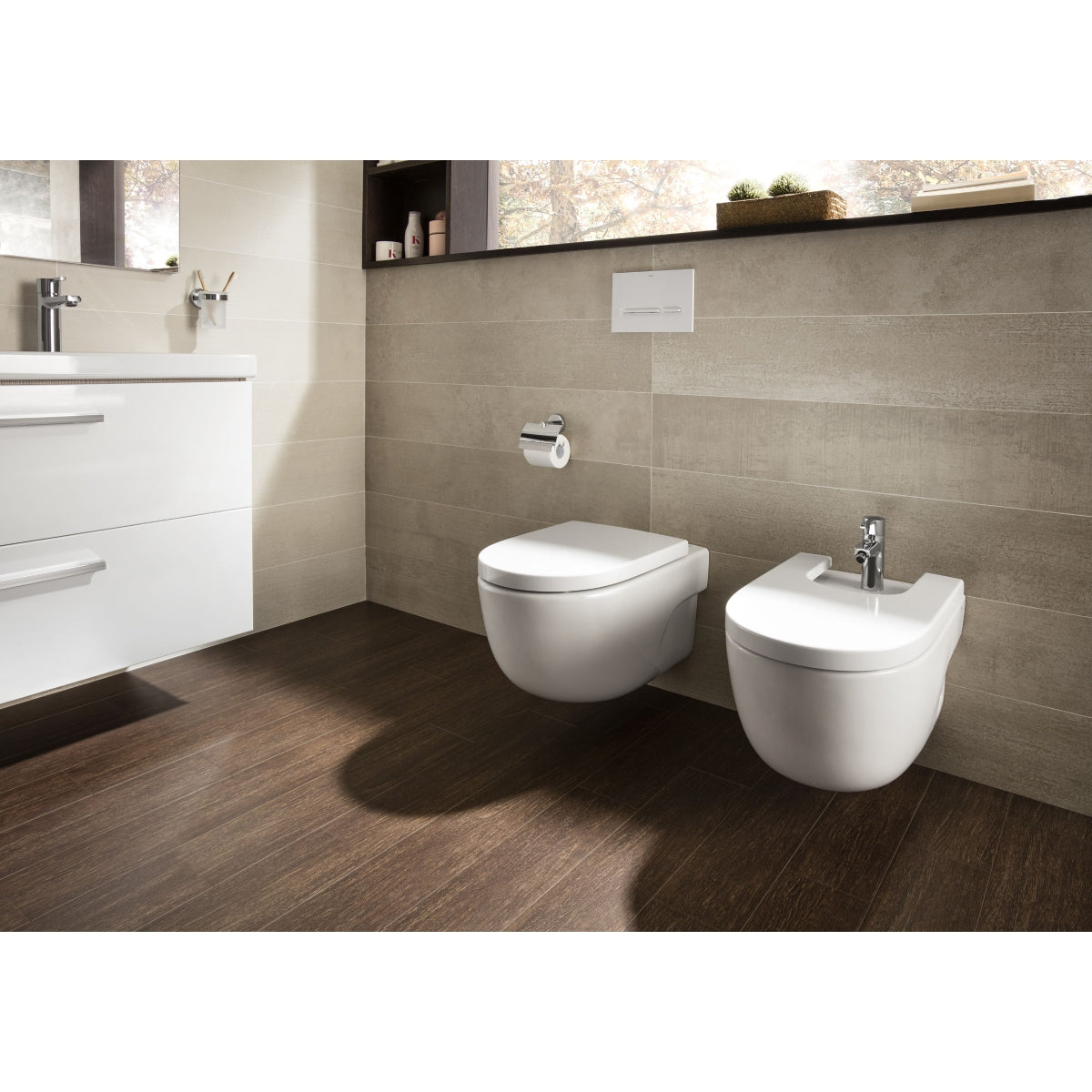 Roca Meridian-N Wall-Hung Rimless Pan Hidden Fixations