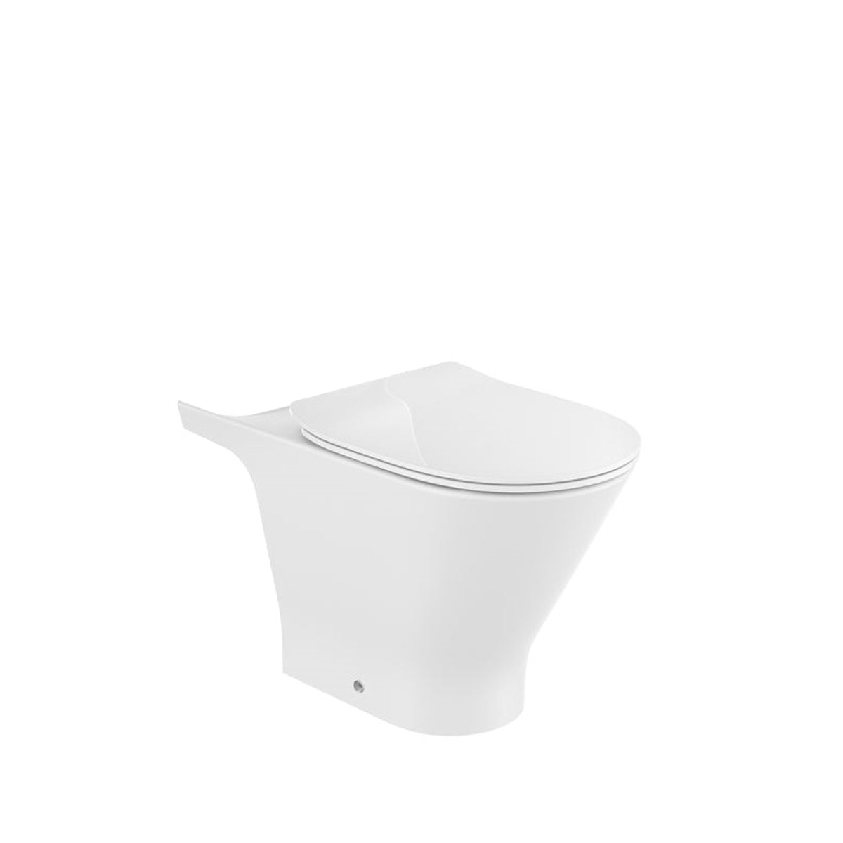Roca the Gap Round Rimless WC Toilet with  Dual Oulet