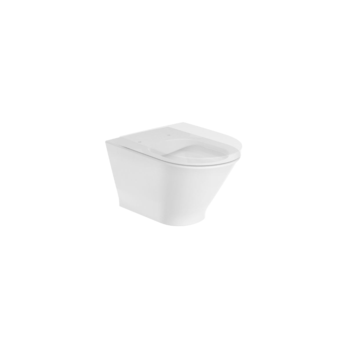 Roca the Gap Round WC Wall Hung Rimless Toilet Pan Hidden Fixations