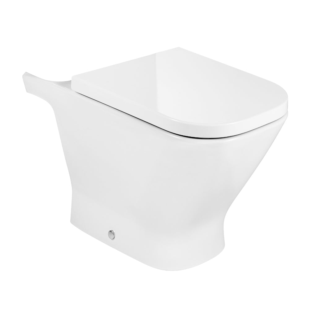 Roca The Gap Close Coupled Rimless Toilet Pan White