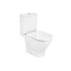 Roca The Gap Close Coupled Rimless Toilet Pan White