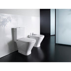 Roca The Gap Close Coupled Rimless Toilet Pan White