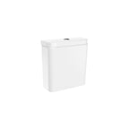 Roca The Gap Round Dual Flush WC Toilet Cistern with bottom Inlet white