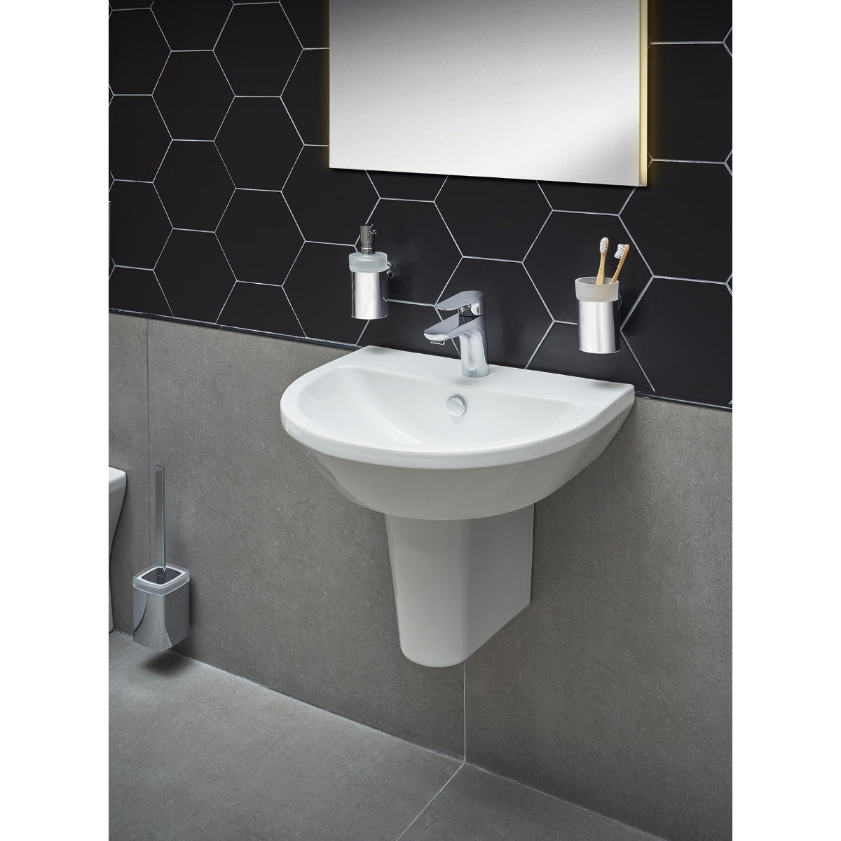 Vitra Integra Standard Washbasin 500mm Round