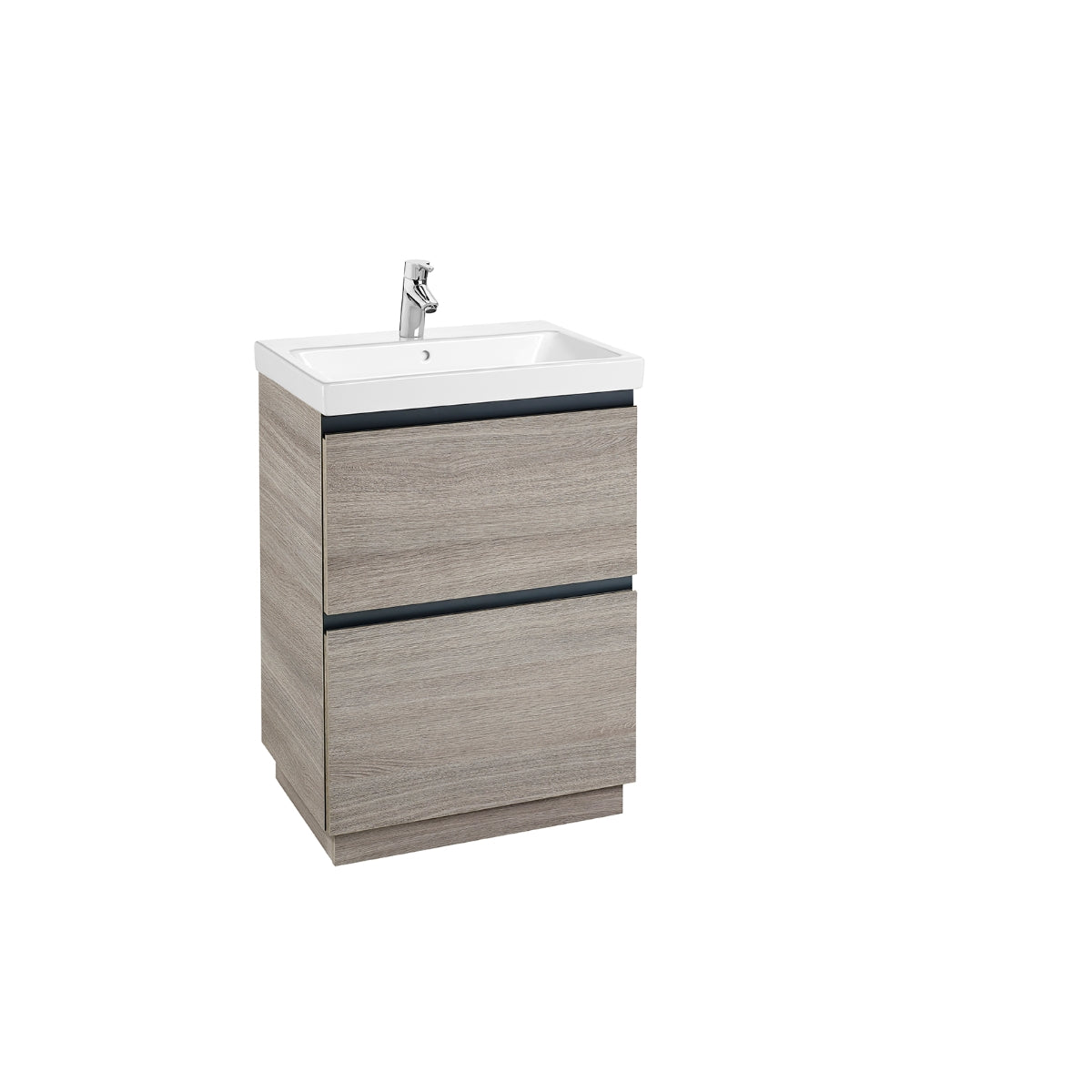 Roca Lander 600Mm Base Unit Textured City Oak