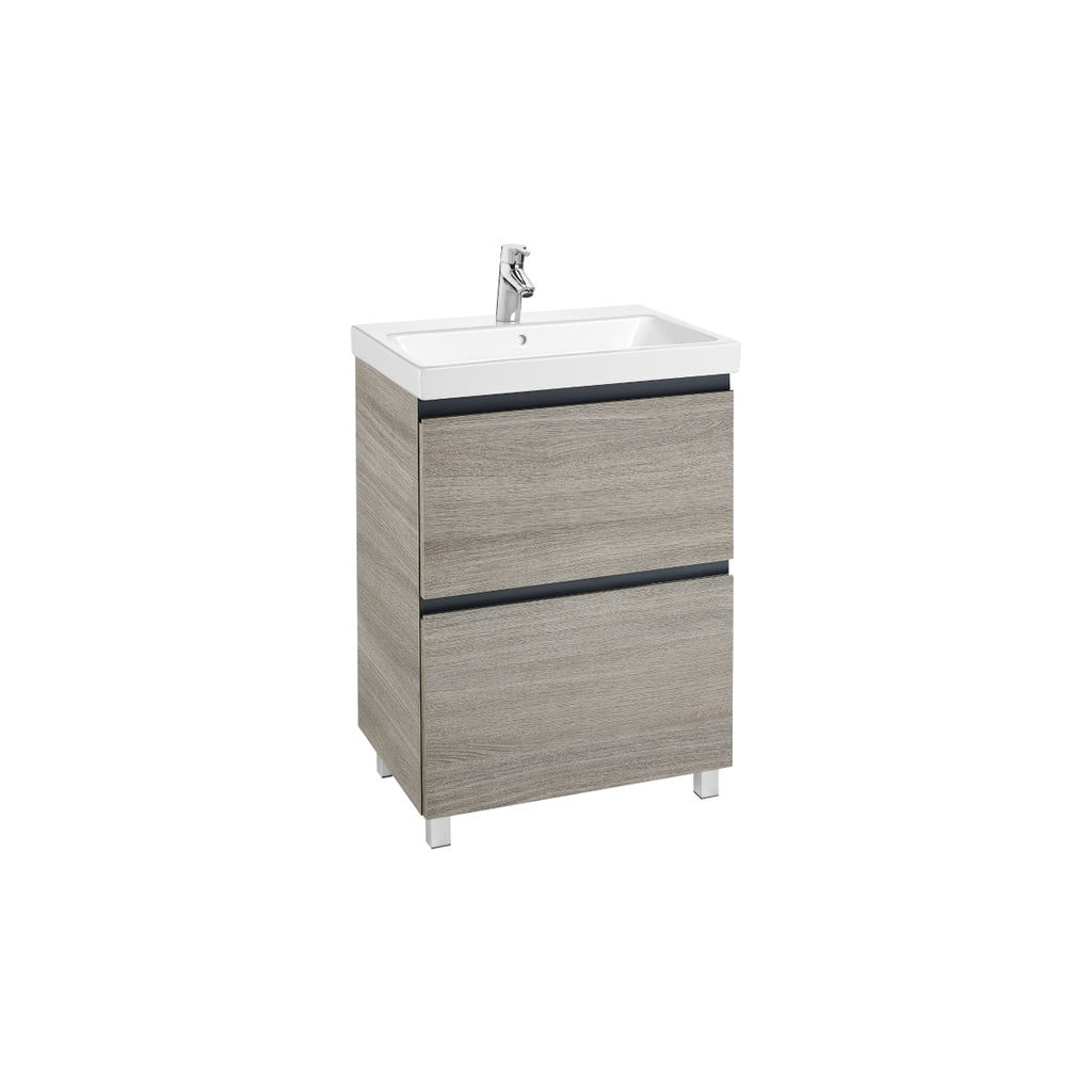Roca Lander 600Mm Base Unit Textured City Oak