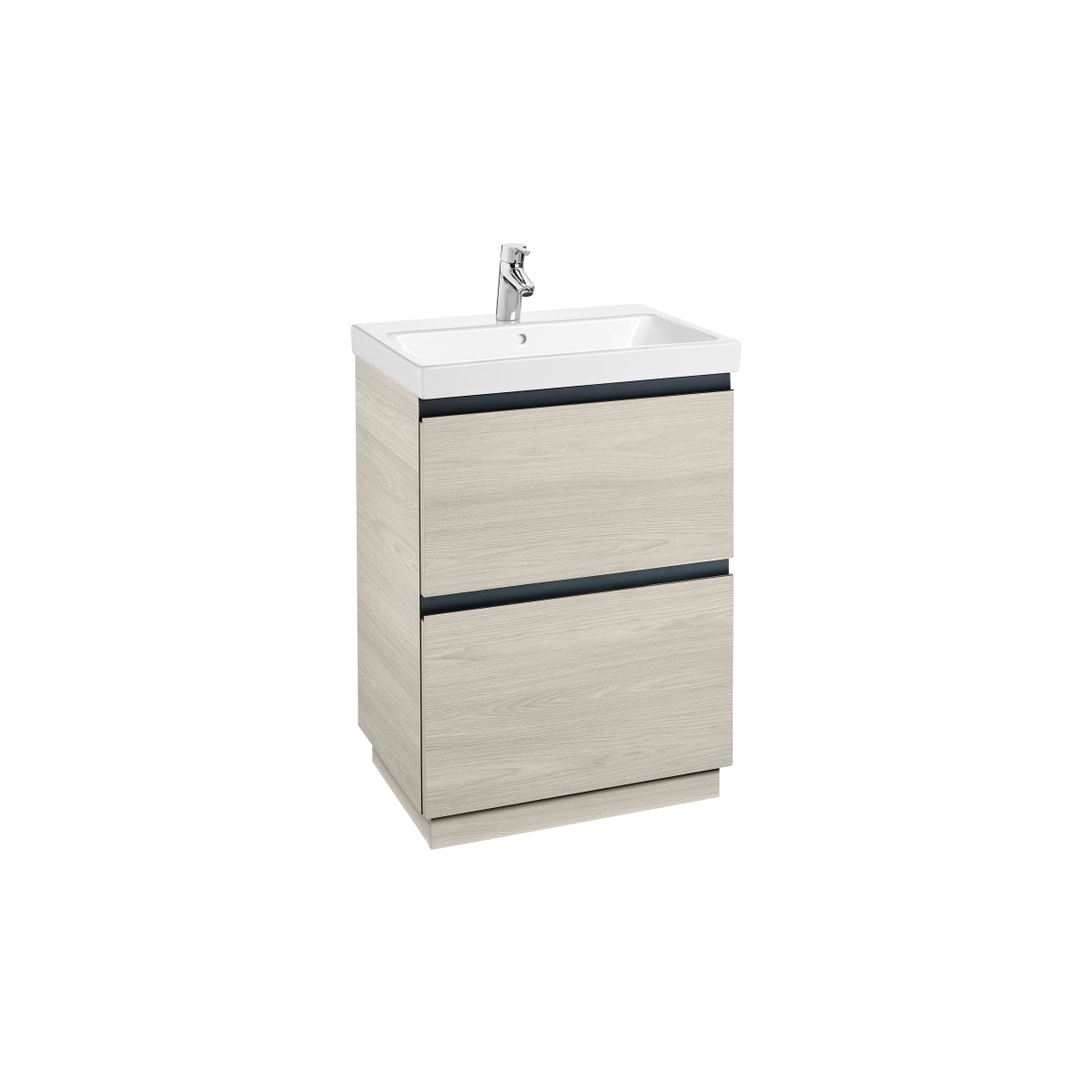 Roca Lander 600Mm Base Unit Nordic Ash